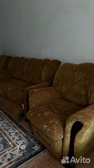 Диван и 2 кресла бу