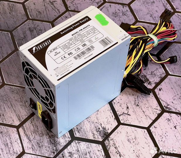 Блок питания Powerman 400вт 4+4 pin CPU1