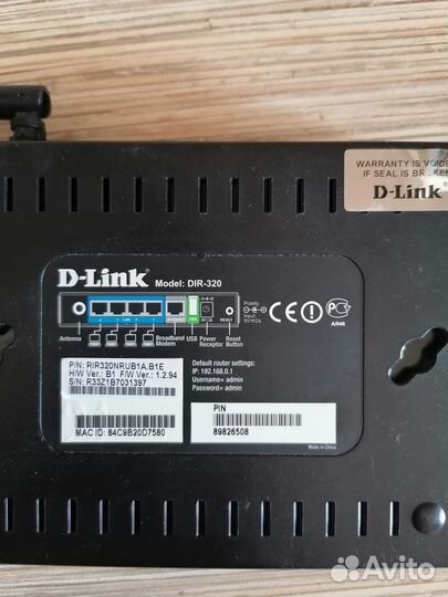Роутер D-Link Dir-320
