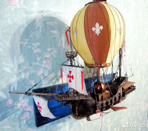 Светильник - корабль (стимпанк)