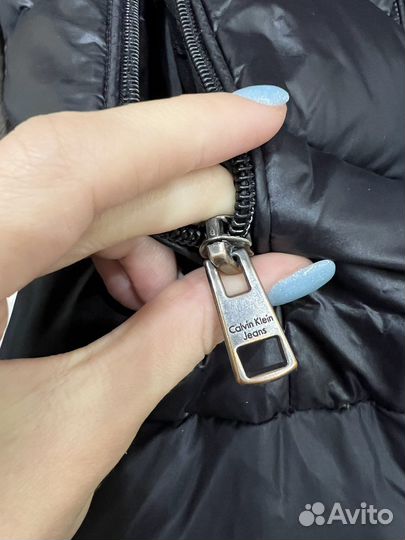 Пуховик женский calvin klein оригинал