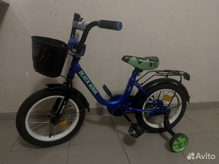 Велосипед детский black aqua 1204 синий