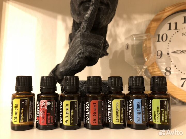 Эфирные масла doterra лемонграсс, цитронелла и др