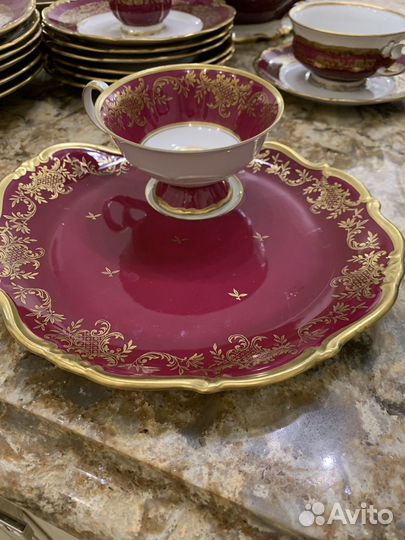 Чайная пара с блюдцем