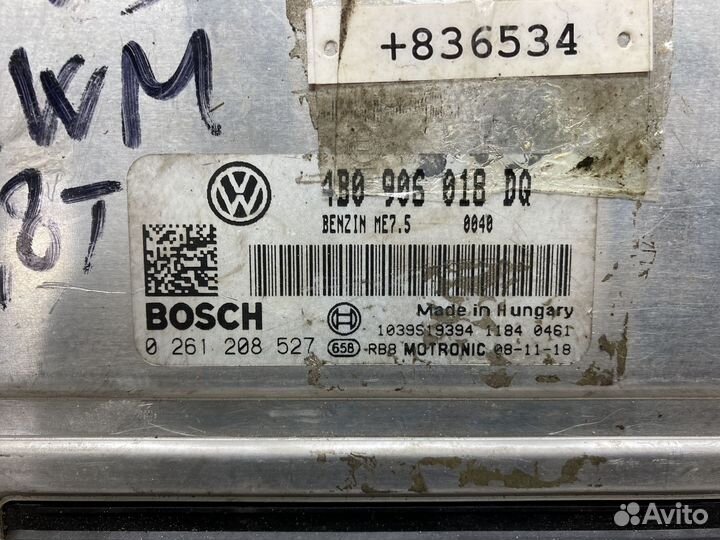 Блок управления двигателем VAG (эбу) 4B0906018DQ