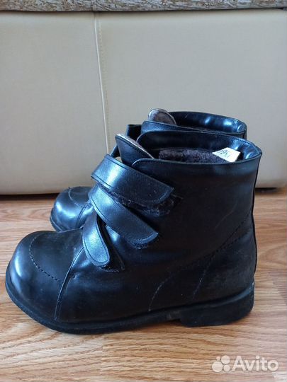 Зимние ботинки сшитые для инвалида