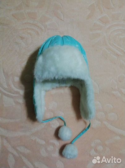 Шапка зимняя. Обхват головы 44см