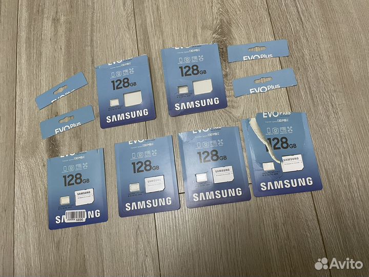 Адаптеры micro sd samsung и упаковки от sd карт