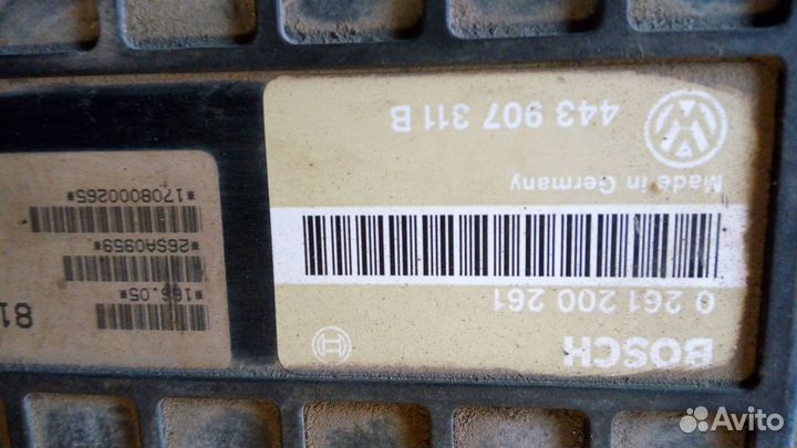 Блок управления двигателем passat б3 1.8 и 2I