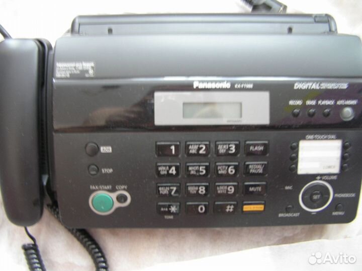 Продам факс Panasonic KX-FT988