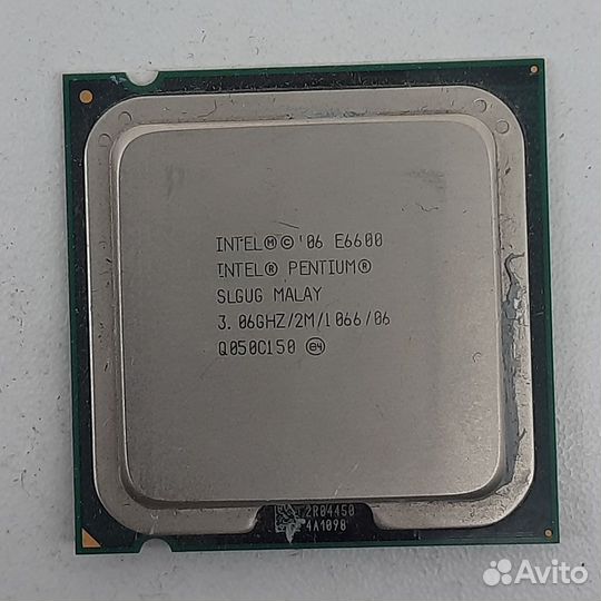 Процессор Intel Pentium E6600 (slgug) бу