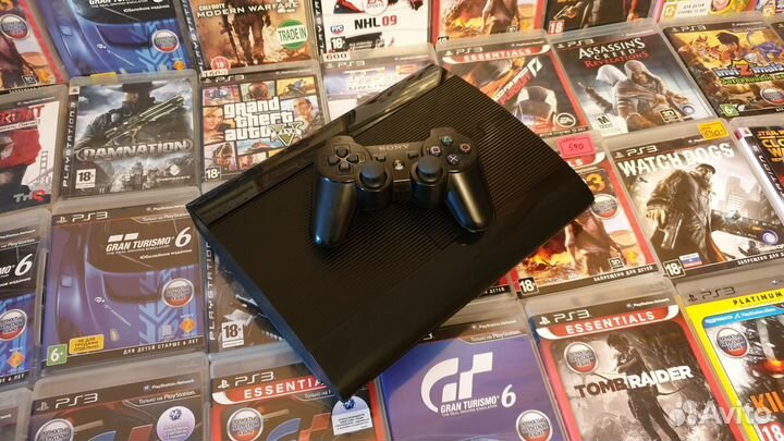 Ps 3 Super Slim 140игр Много игр