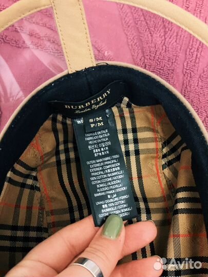 Панама кепка burberry оригинал