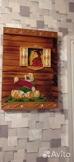 Деревянное панно 