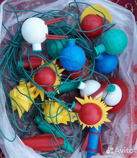 Электрогирлянда космос солнечная система СССР