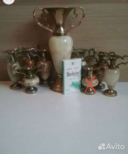 Подсвечники из оникса