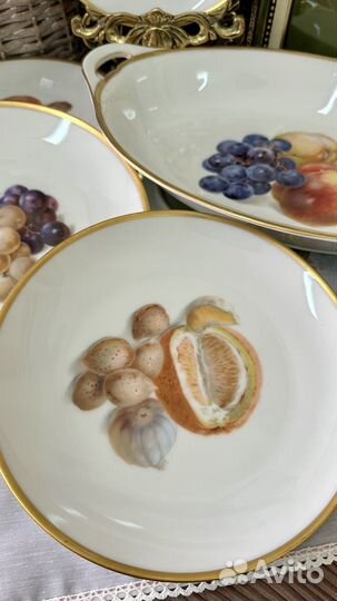 Антикварные тарелки и блюдо Thomas