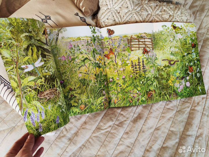 Винтажная книга о природе Англия