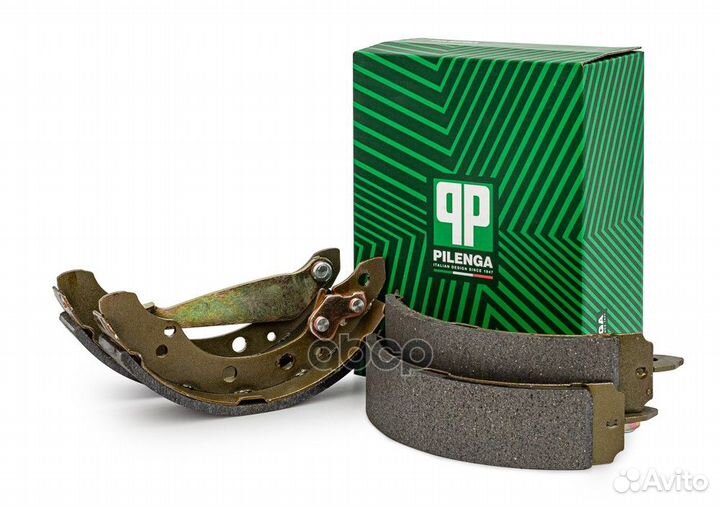 Колодки тормозные барабанные зад прав/лев P