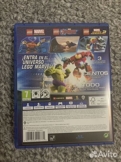 Игра lego Marvel Collection для PS4