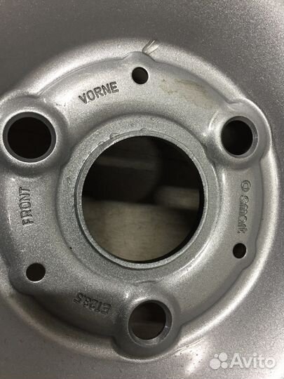 Диск R15 Smart Fortwo 2 2007-2014 стальной