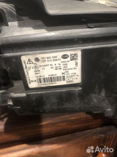 Фара на volkswagen touareg 2