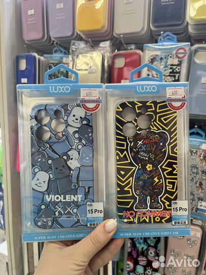 Чехлы для iPhone luxo светящиеся