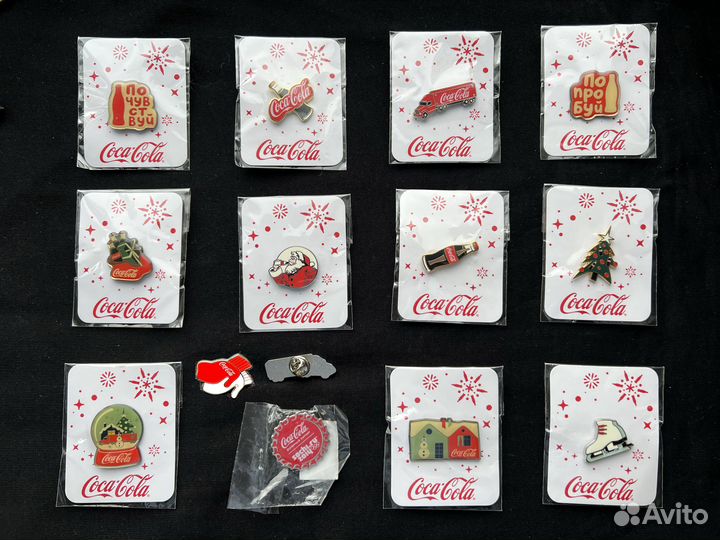 Коллекция значков Coca-Cola