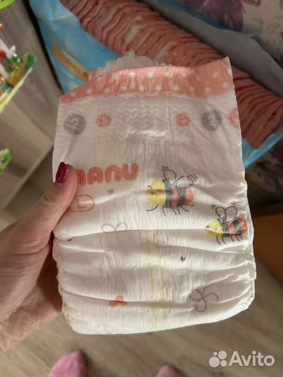 Подгузники Manu L (9-14 кг)