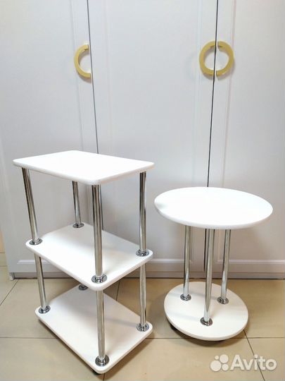 Тележка этажерка косметологическая на колёсиках