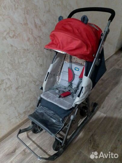 Детские санки коляска Ника 7