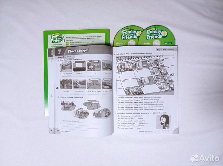 Family and friends 3/ комплект (WB,CB,CD) новый