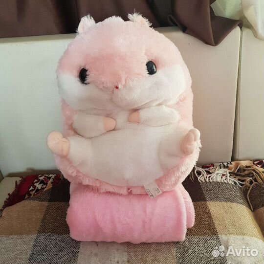 Хомяк с пледом
