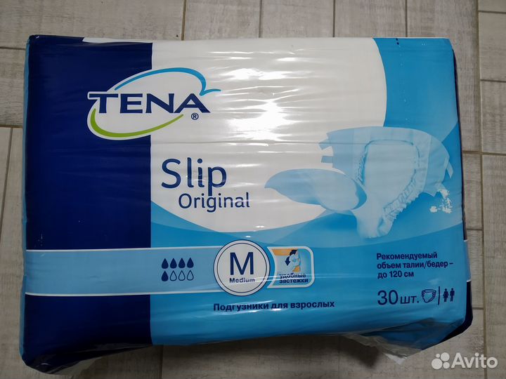Подгузники для взрослых Tena Slip Original M, 30шт