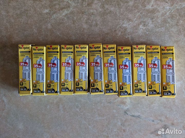 Лампы галогенные 6.35