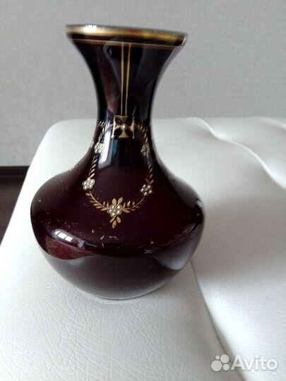 Ваза,цветное стекло