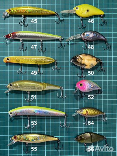 Воблеры Bassday, Yo-Zuri, Lucky Craft, Asakura