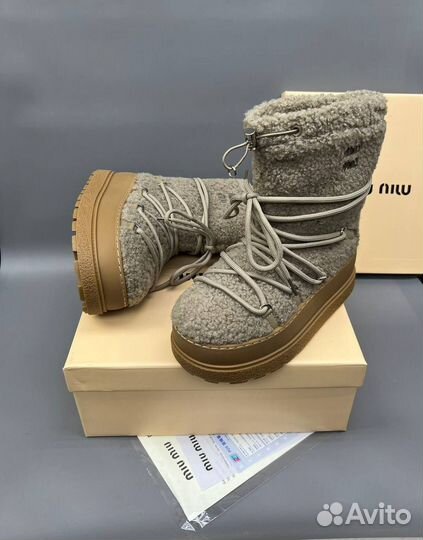 Валенки / Дутики Miu Miu Барашки Размеры 36-40