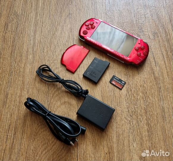 PSP-3006 Slim Radiant Red (Прошитая)