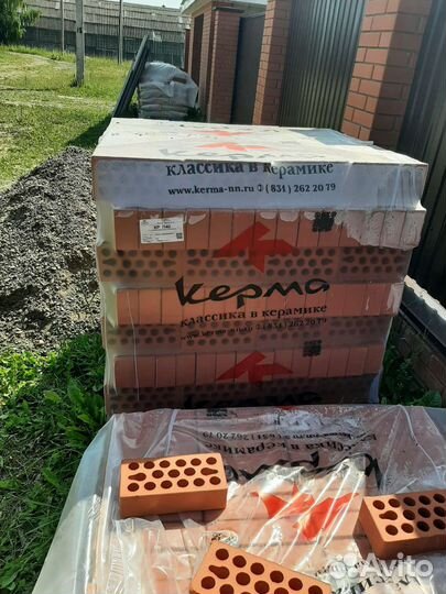 Кирпич керамический лицевой керма