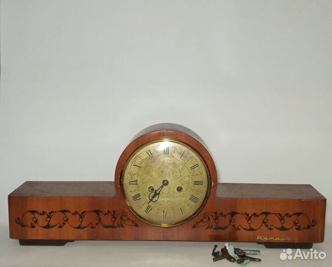 Часы каминные «Янтарь» СССР