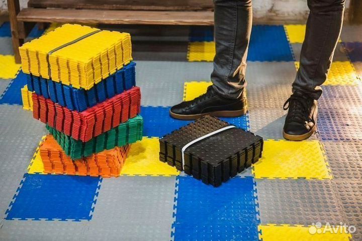 Модульное напольное покрытие. Шиномонтаж