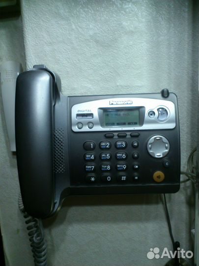 Panasonic аон, цифровой, автоответчик + трубка