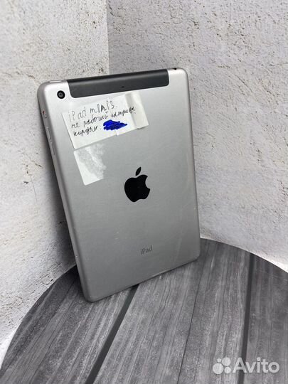 iPad mini 3 64gb Space Gray (разбор/icloud)