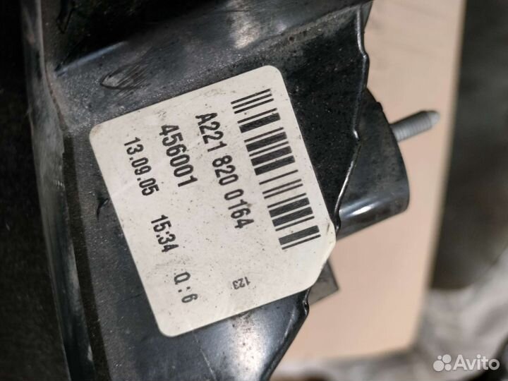 Фонарь задний левый mercedes benz s221/w221