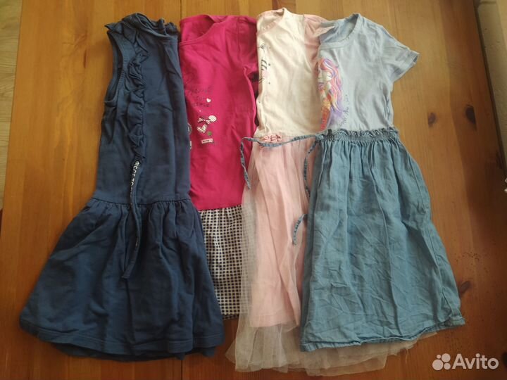 Вещи пакетом для девочки 116 122