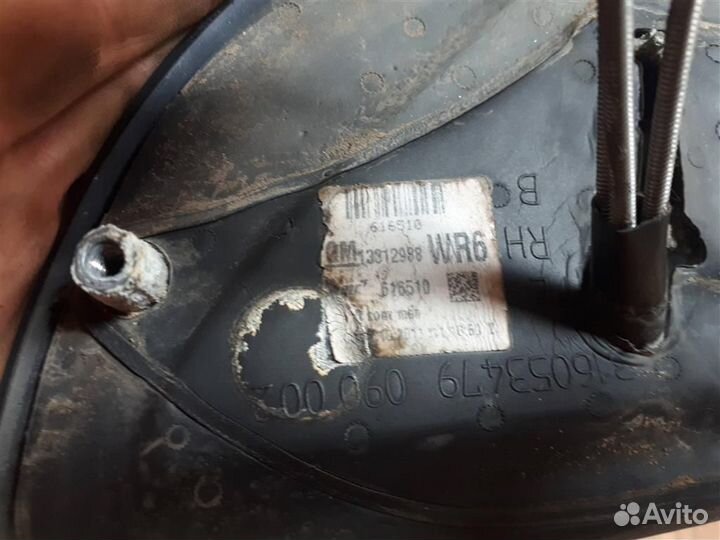 Зеркало правое механическое Opel Astra H sedan 20