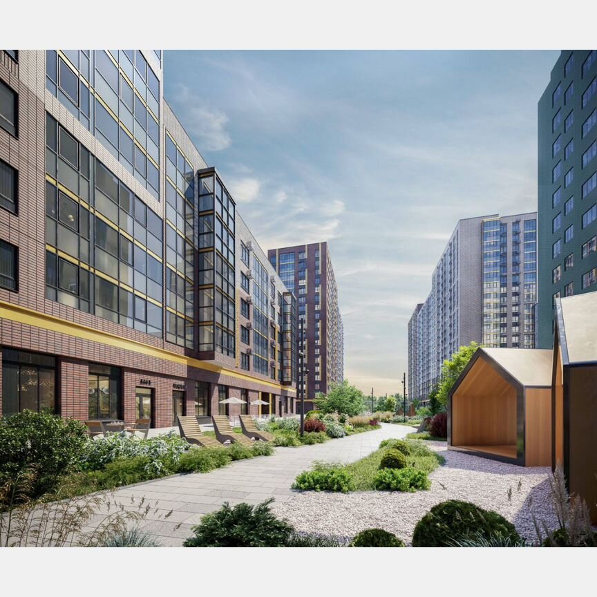 2-к. квартира, 59,7 м², 7/18 эт.