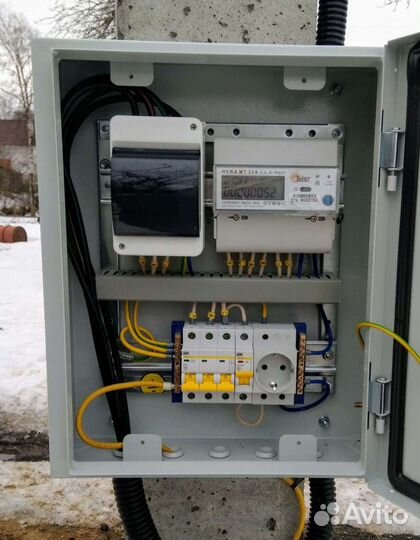 Подключение электричества