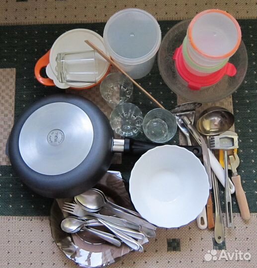 Посуда набором для съемной квартиры или дачи Б/У